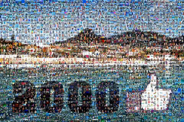 2,000 Likes photo mosaic