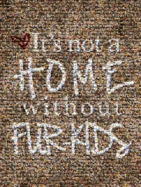 It's Not a Home Without Fur Kids photo mosaic