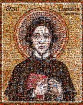 people paintings portraits religious text icons art