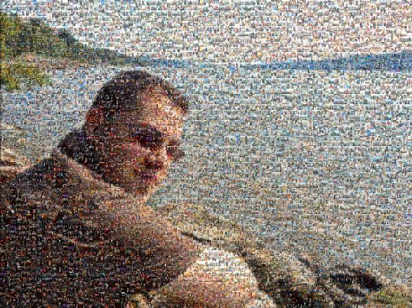 Lakeside photo mosaic