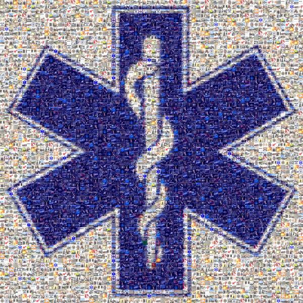 EMS Logo photo mosaic