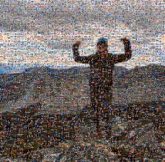 The Climb mountains outdoors scenic views vacations travel climbing people silhouettes full body