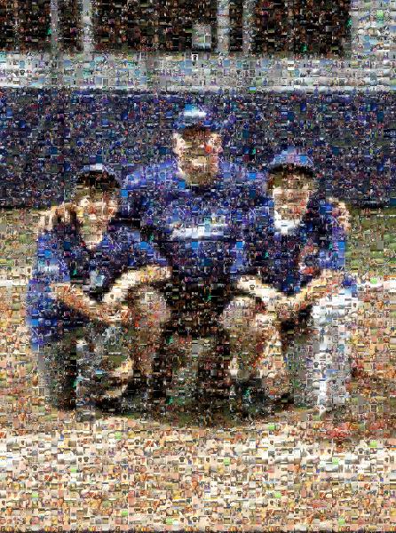 Baseball Team photo mosaic