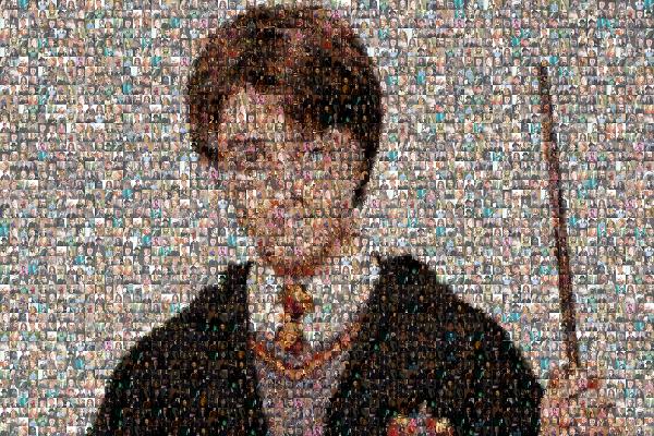 Harry Potter photo mosaic