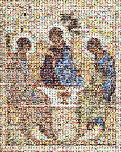Religious Artwork photo mosaic