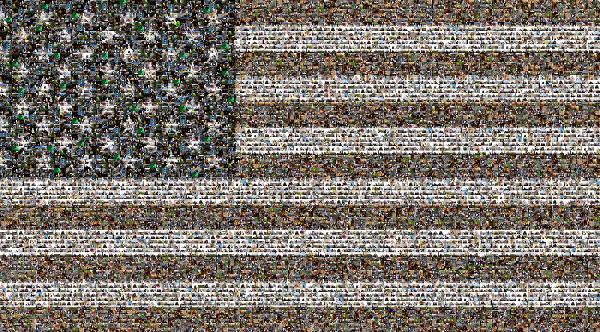 USA photo mosaic