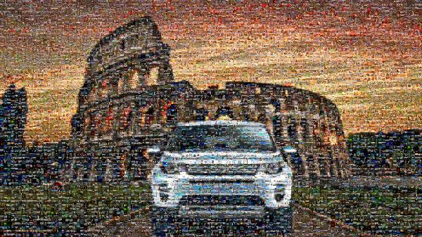Land Rover Italy photo mosaic