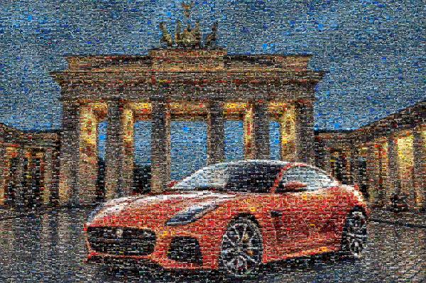 Jaguar photo mosaic