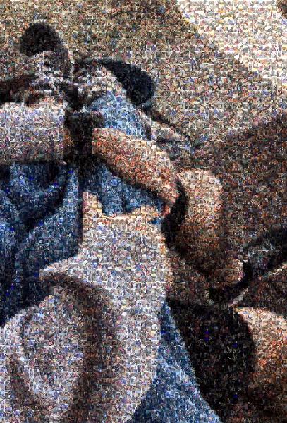 Hands and Legs photo mosaic