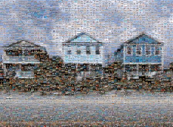 Beach Houses photo mosaic