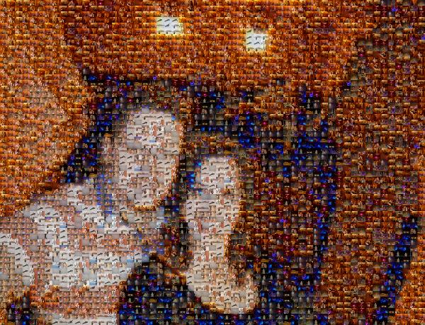 Couples Selfie photo mosaic