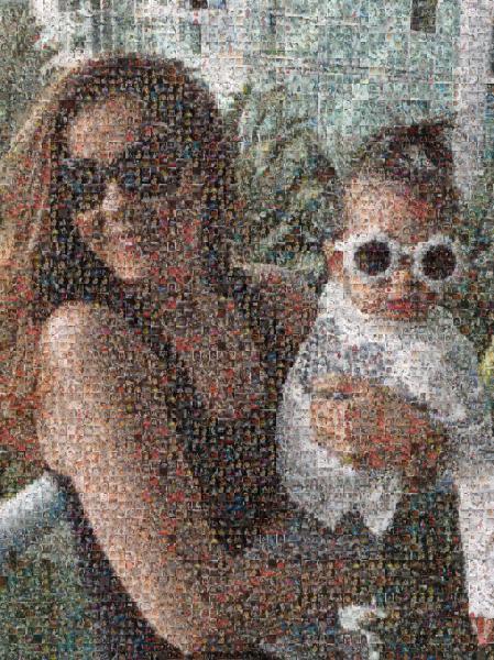 Mother And Child photo mosaic