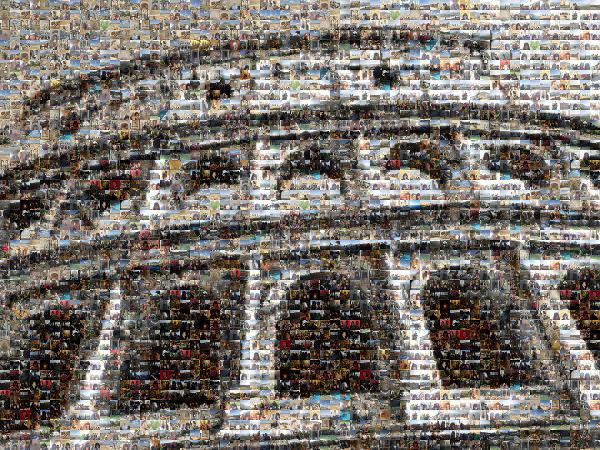 Colosseum photo mosaic