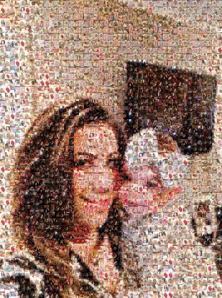 Mother and Baby photo mosaic