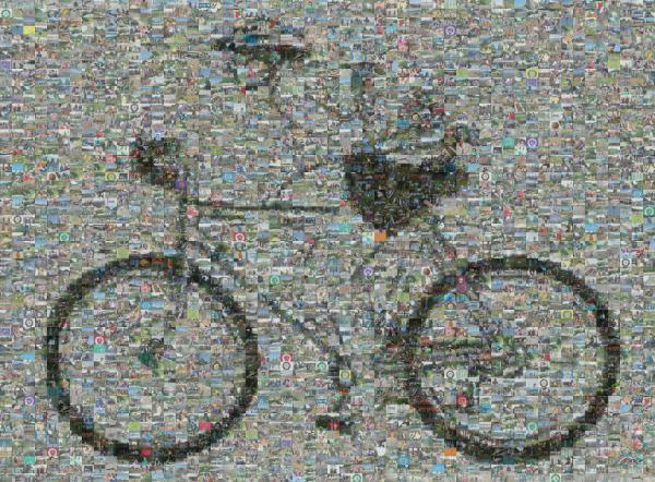 Cycling Psychos Tour photo mosaic