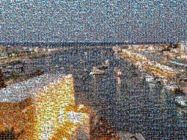 Seaport photo mosaic