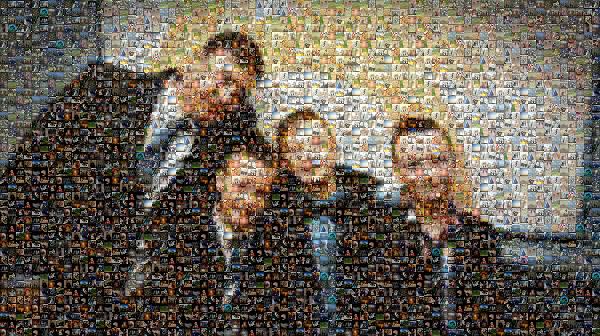 The Family photo mosaic