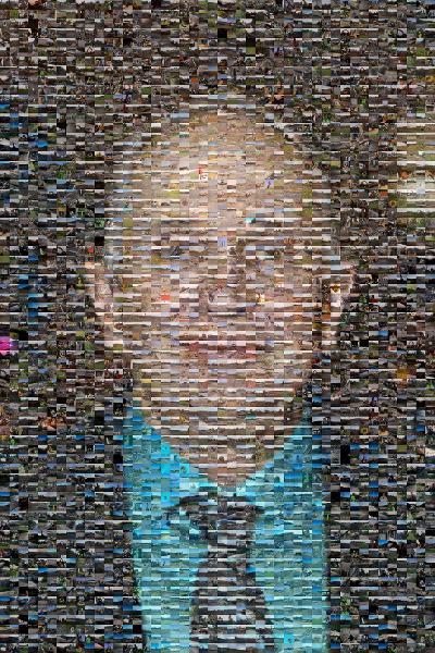 Tribute To A Team Leader photo mosaic
