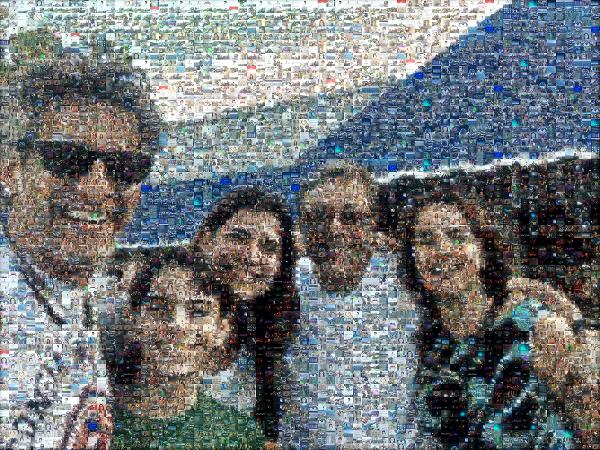 Vacation Group Shot photo mosaic