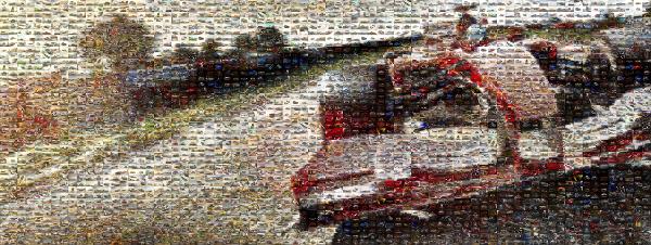 High Speed Race photo mosaic