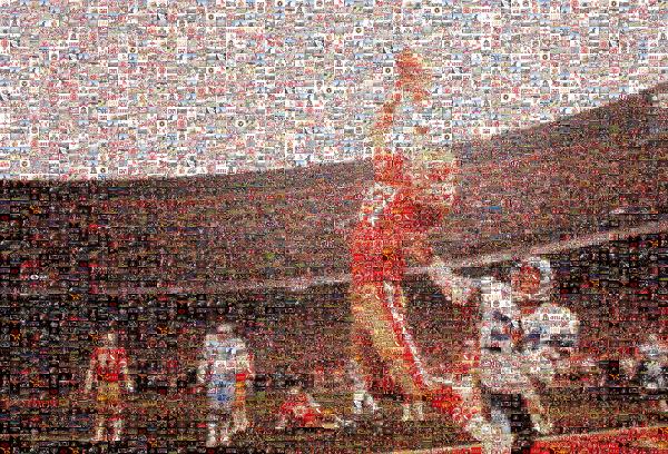 San Francisco 49ers photo mosaic