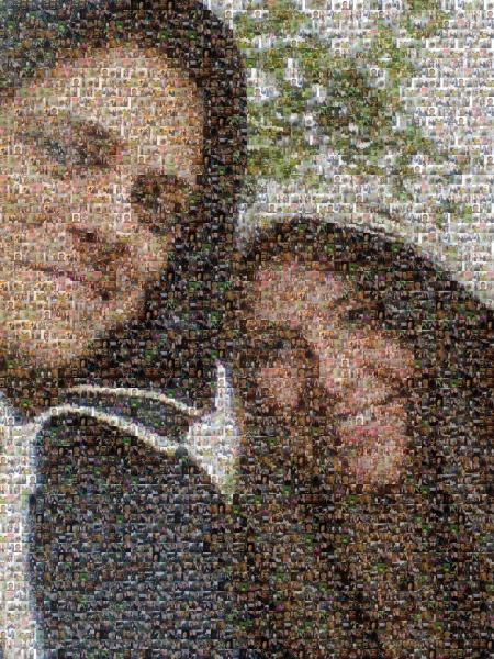 A Youthful Couple photo mosaic