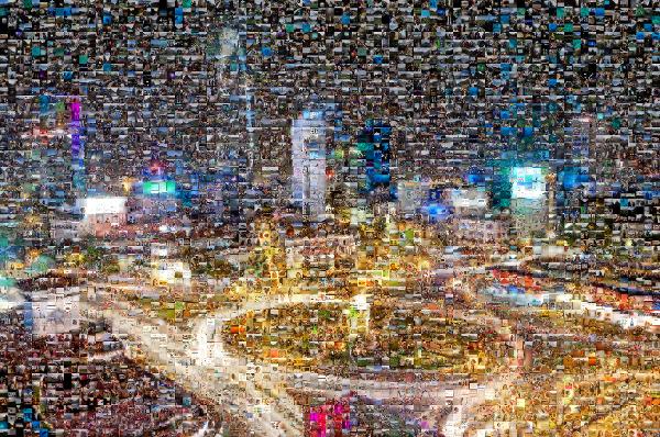 Vietnam Cityscape photo mosaic