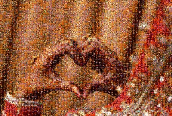Hand Heart photo mosaic