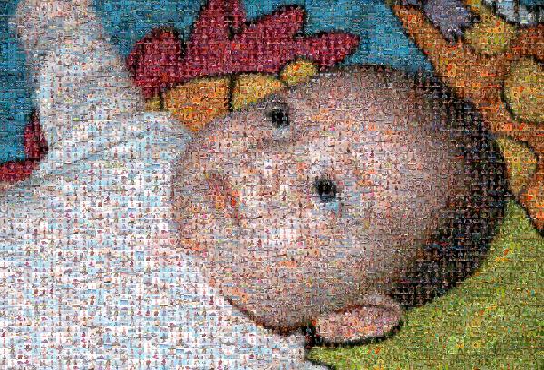 Tiny Baby photo mosaic