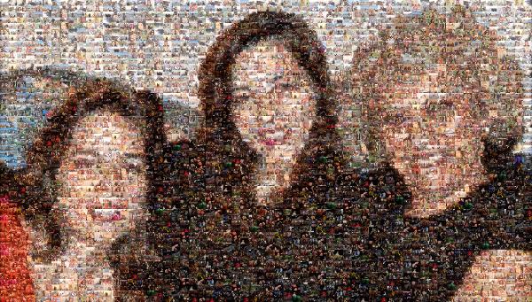 Three Women photo mosaic