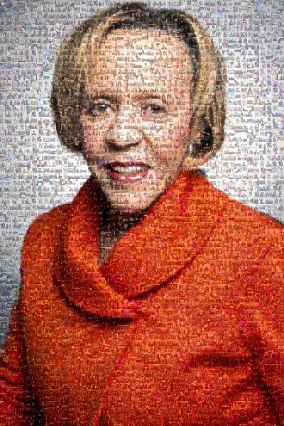 A Professional Portrait photo mosaic