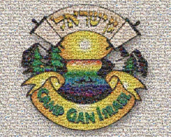 Camp Logo photo mosaic