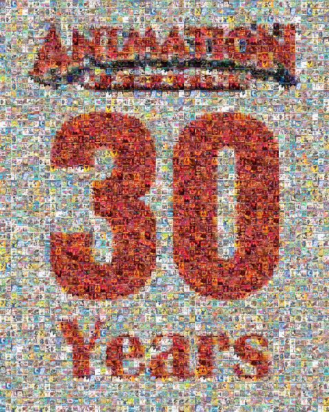 Animation Magazine 30 Years photo mosaic