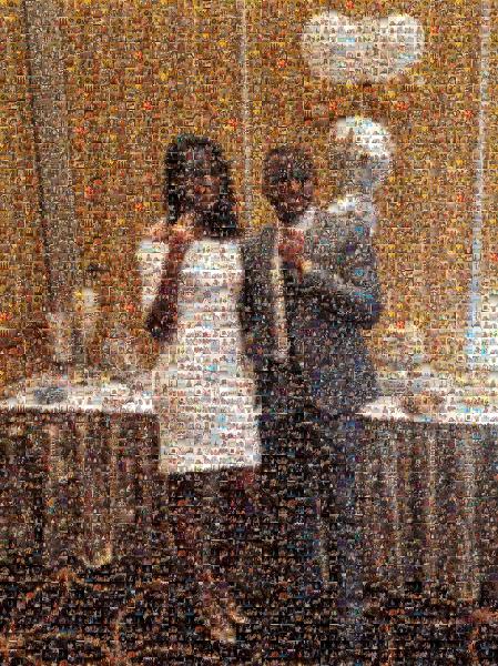 Bridal Shower photo mosaic