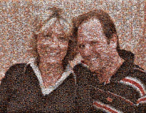 A Loving Couple photo mosaic
