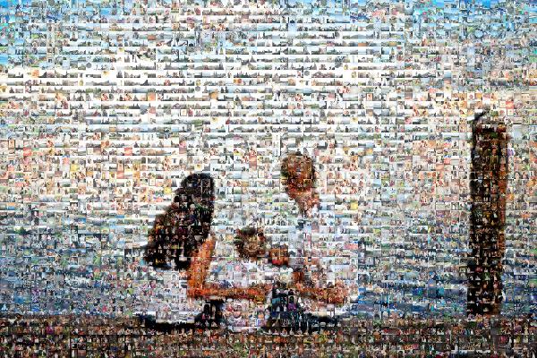 Dockside Family photo mosaic