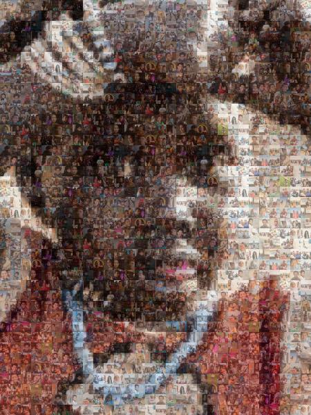 Portrait of a Child photo mosaic