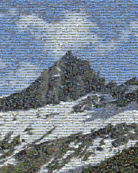 Glacier National Park photo mosaic
