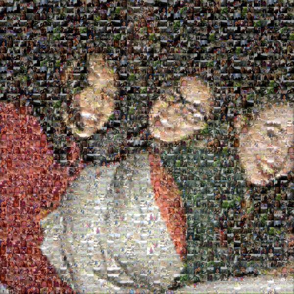Friends Having Fun photo mosaic