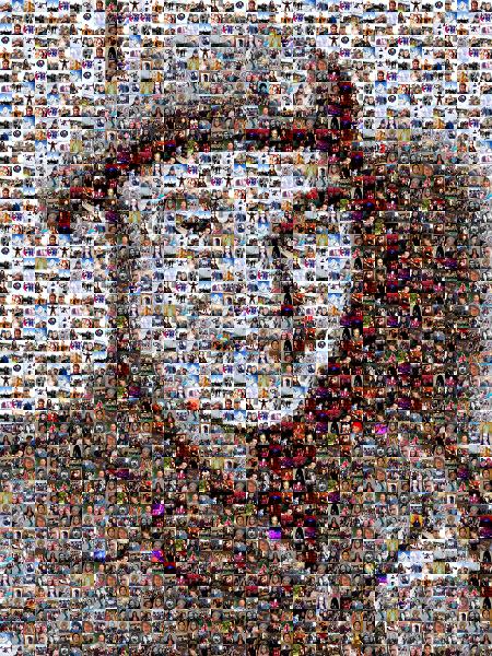 A Soldier photo mosaic