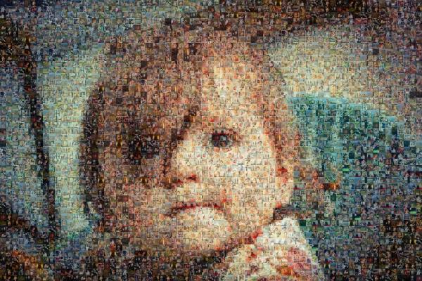 Baby Portrait photo mosaic