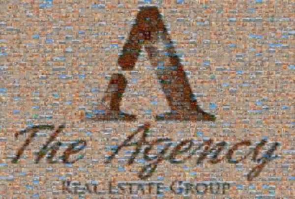 Real Estate Logo photo mosaic