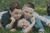 family faces portrait boys man siblings brothers distant