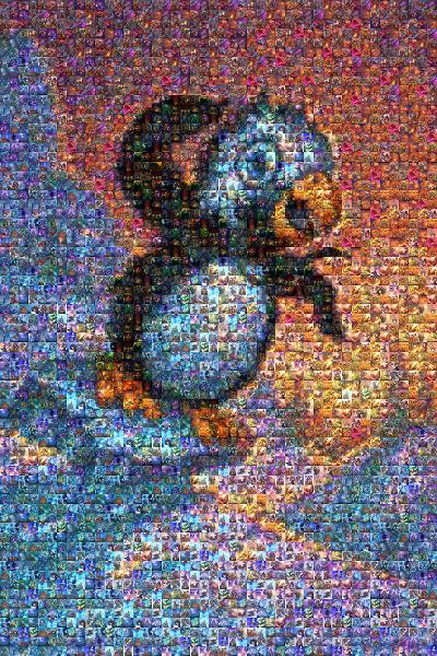 World of Warcraft Penguin photo mosaic