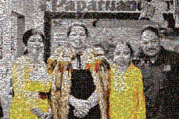 An Artistic Group Photo photo mosaic