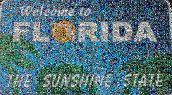 Welcome to Florida  photo mosaic