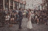 weddings ceremony marriage married husband wife bride groom formal portraits people faces love couples groups distant distance