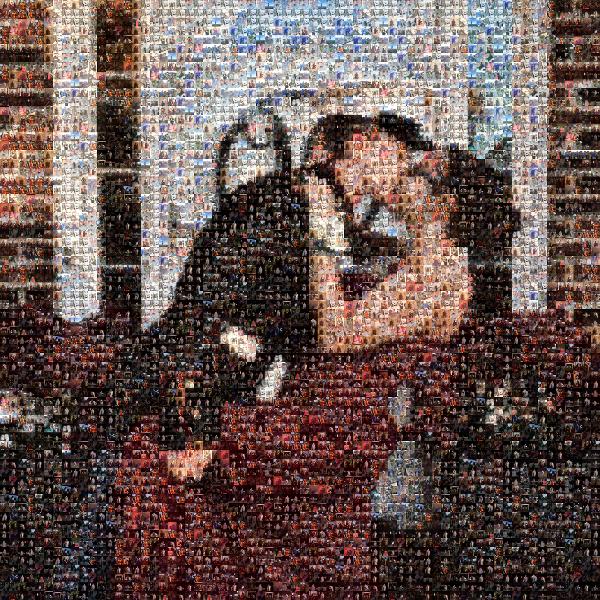 Romantic Couple photo mosaic