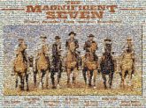 magnificent seven movies distant distance group title text fonts cinema cowboys adventure