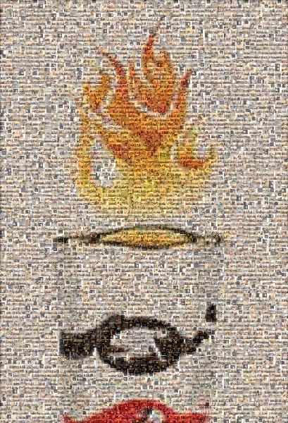 Torch photo mosaic
